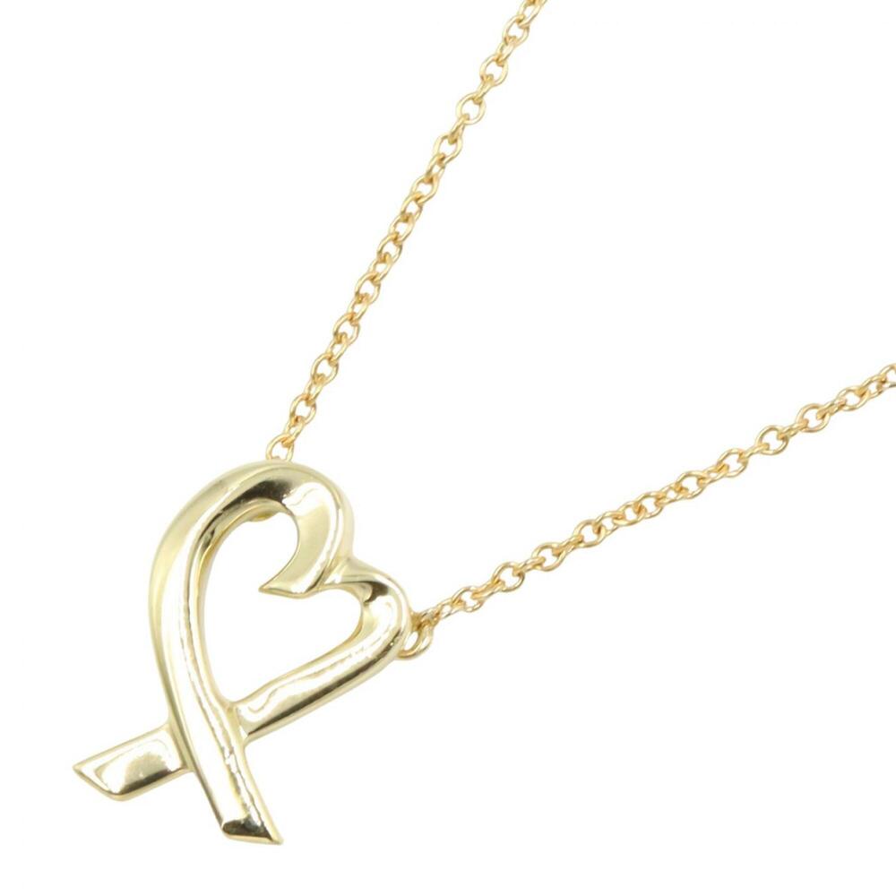 TIFFANY 18k Gold Heart Necklace